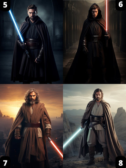 Star Wars Jedi Male Portrait