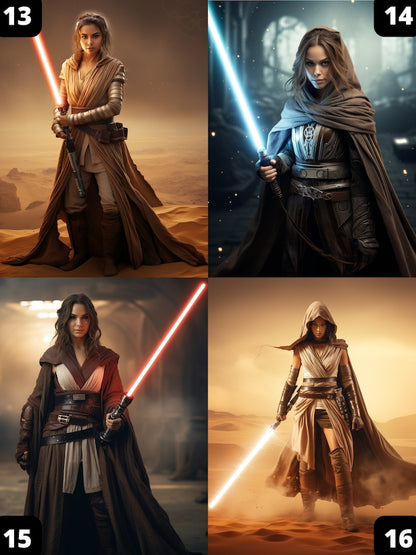 Star Wars Jedi Female Portrait