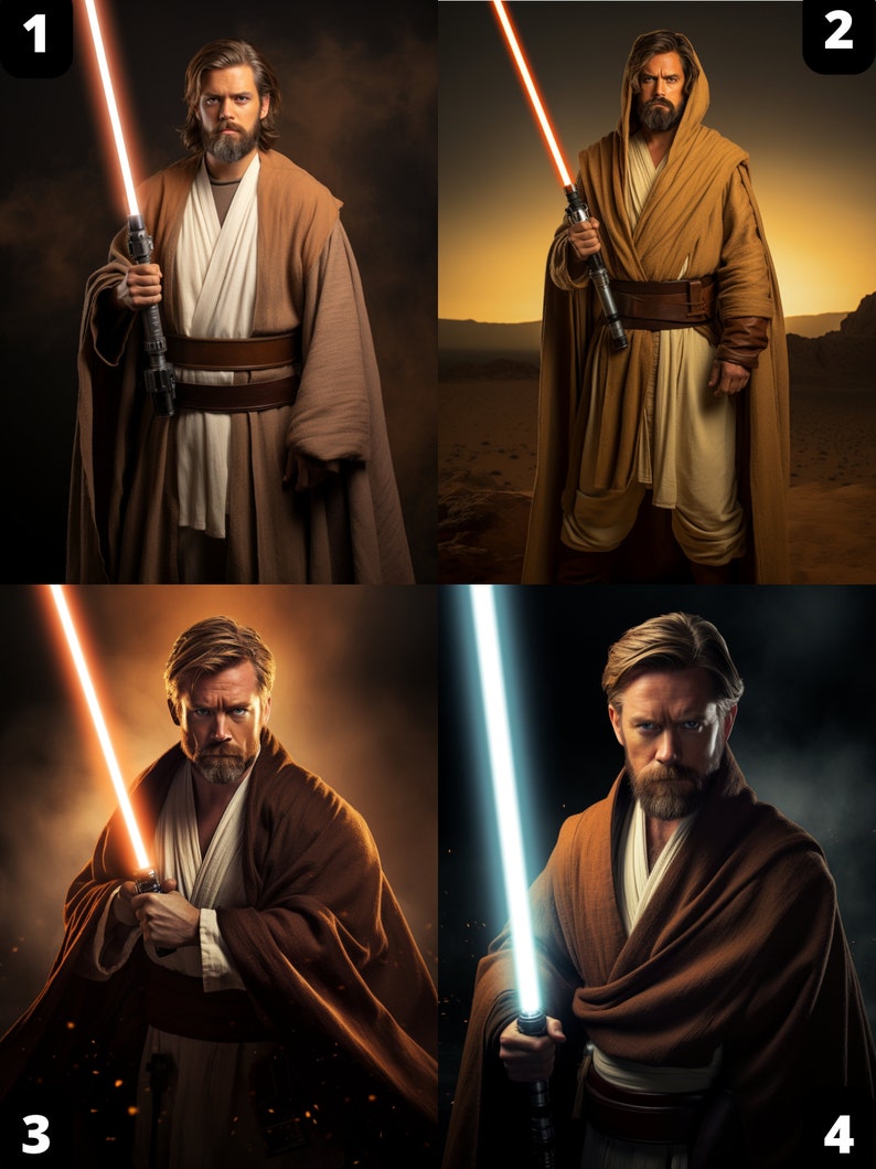 Star Wars Jedi Male Portrait