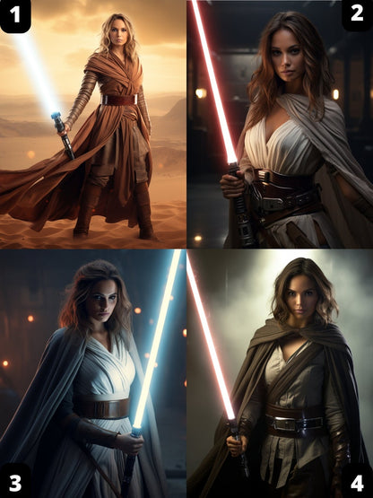 Star Wars Jedi Female Portrait