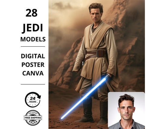 Star Wars Jedi Male Portrait