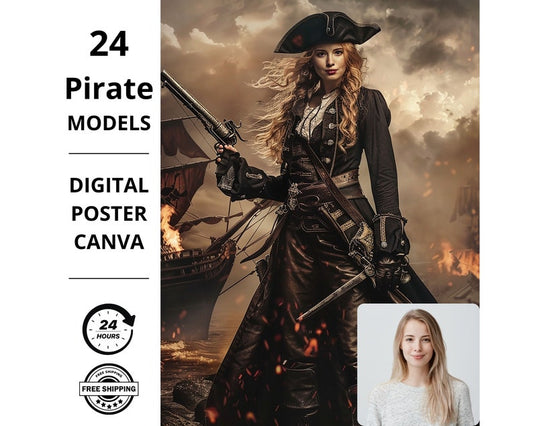 Pirate Woman Portrait