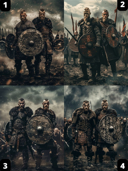 Viking Brothers Portrait