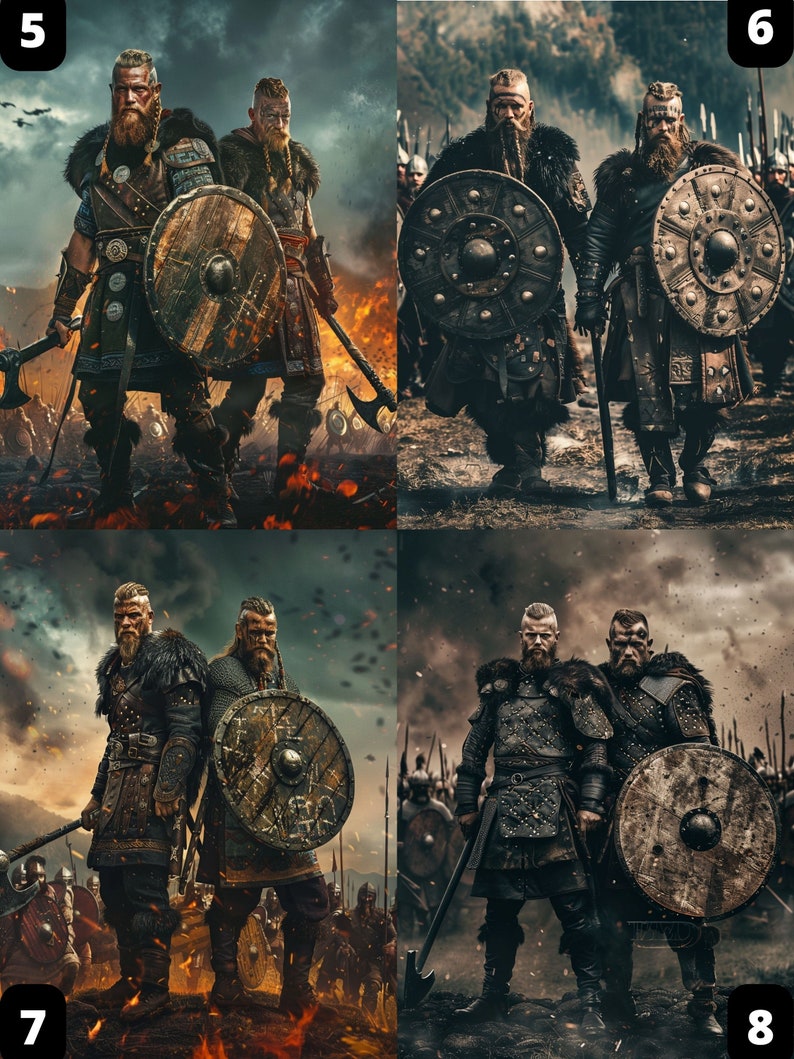 Viking Brothers Portrait