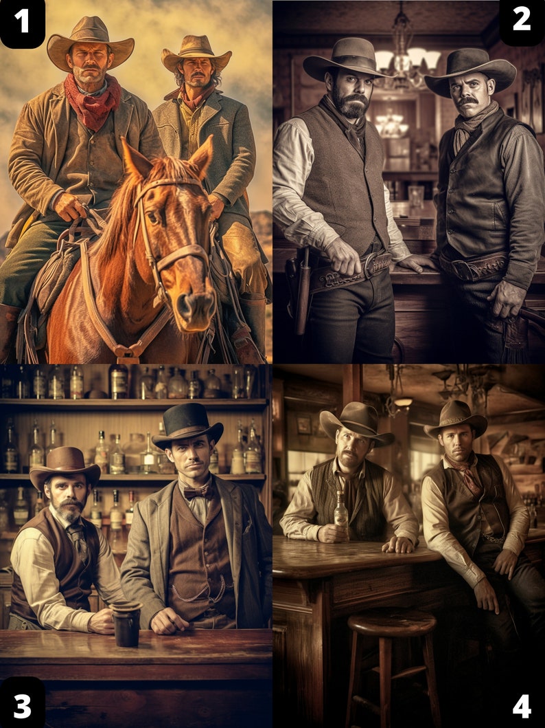 Cowboy Brothers Portrait