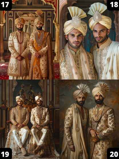 Indian Brothers Portrait