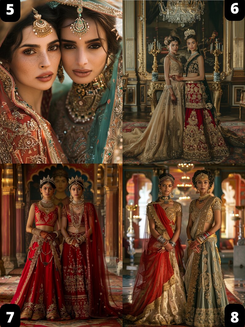 Indian Sisters Portrait