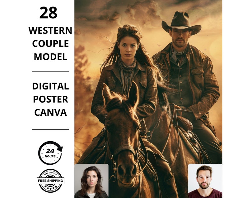 Cowboy Couple Portrait