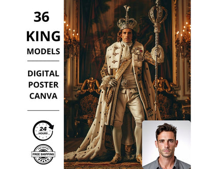 King Portrait - Male