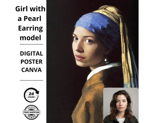 Girl with a Pearl Earring Portrait