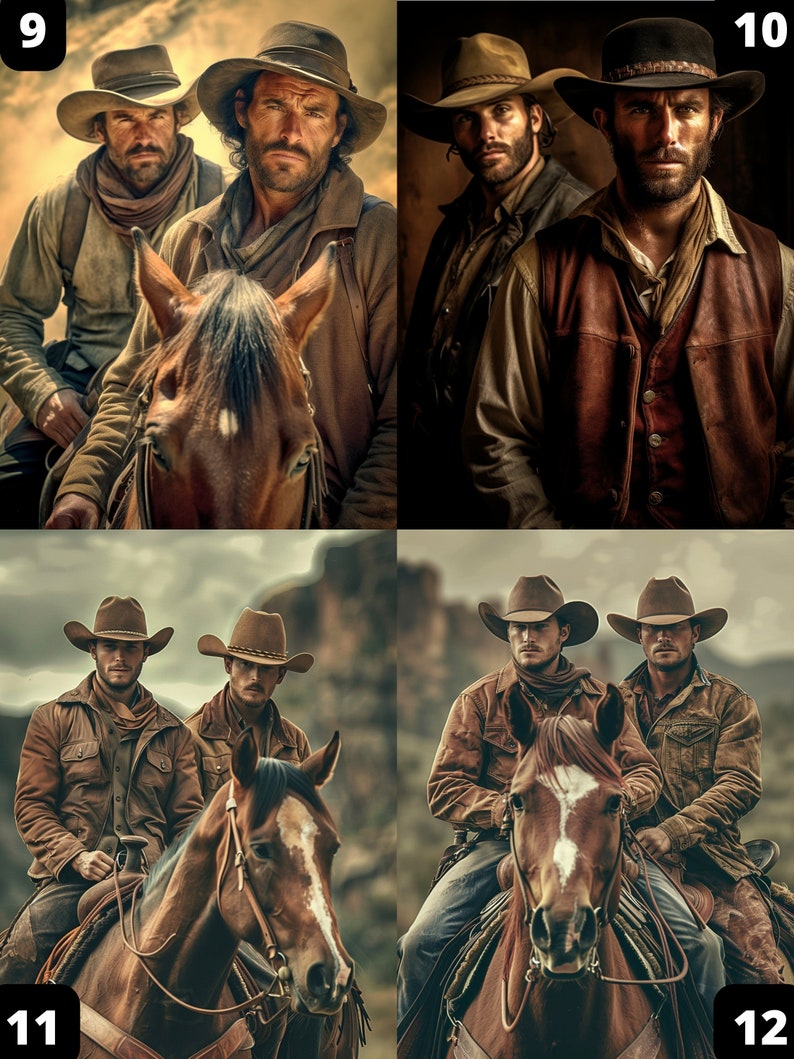 Cowboy Brothers Portrait