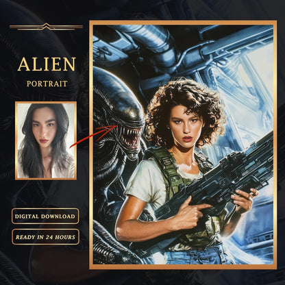 Alien with Woman - Female