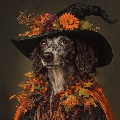 Halloween Dog Portrait