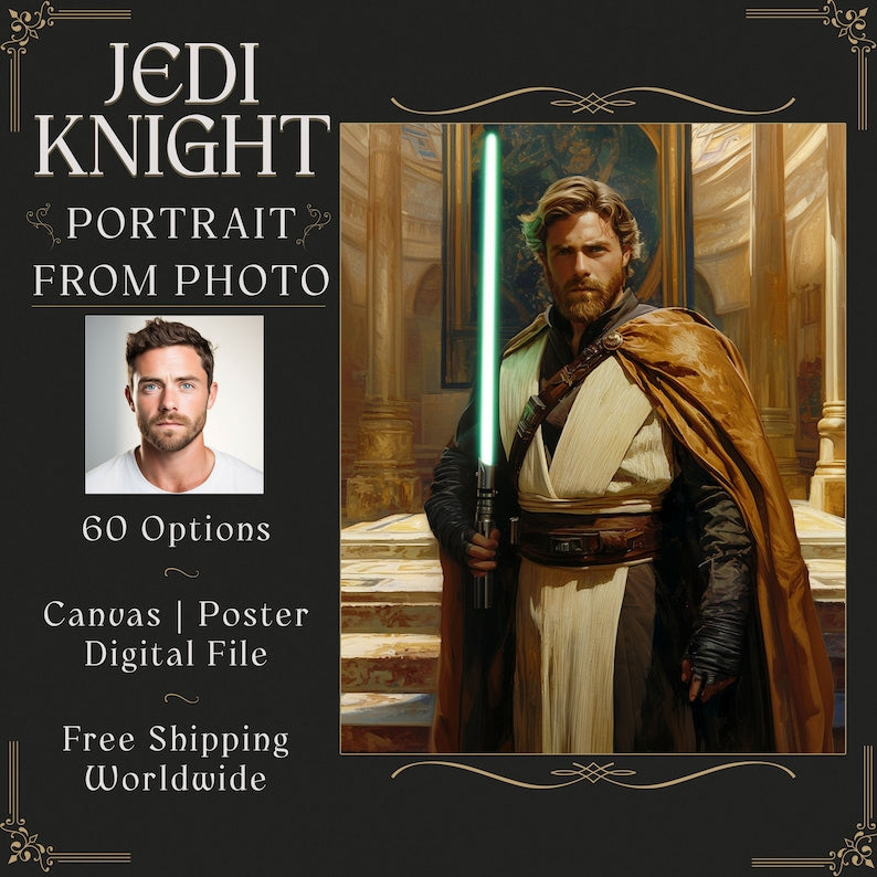 Star Wars Jedi - Male Portrait