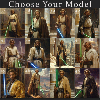 Star Wars Jedi - Male Portrait