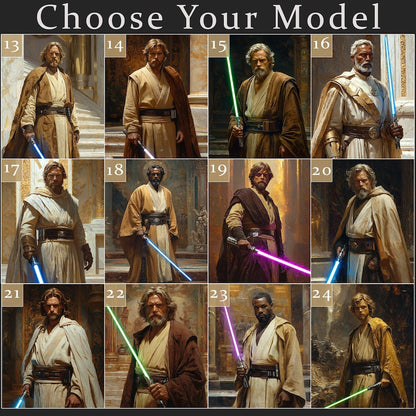 Star Wars Jedi - Male Portrait