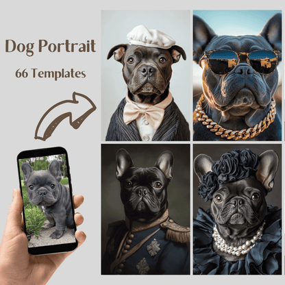 Custom French Bulldog Portrait